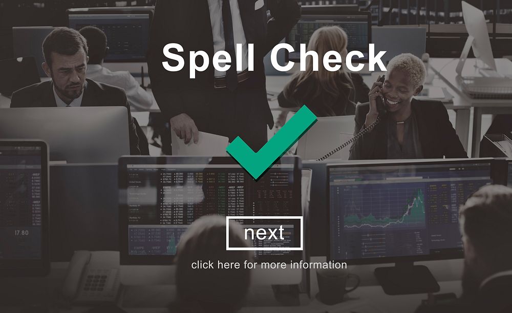 Spell Check Right Correctly Accuracy Concept