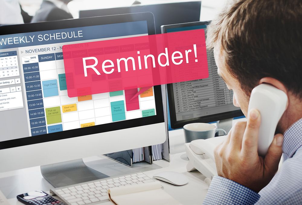 Reminder Calendar Events Memo Note Planner Concept