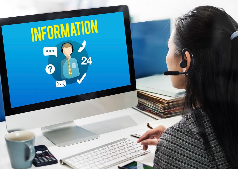 Information Data Content Helpdesk Communication Concept