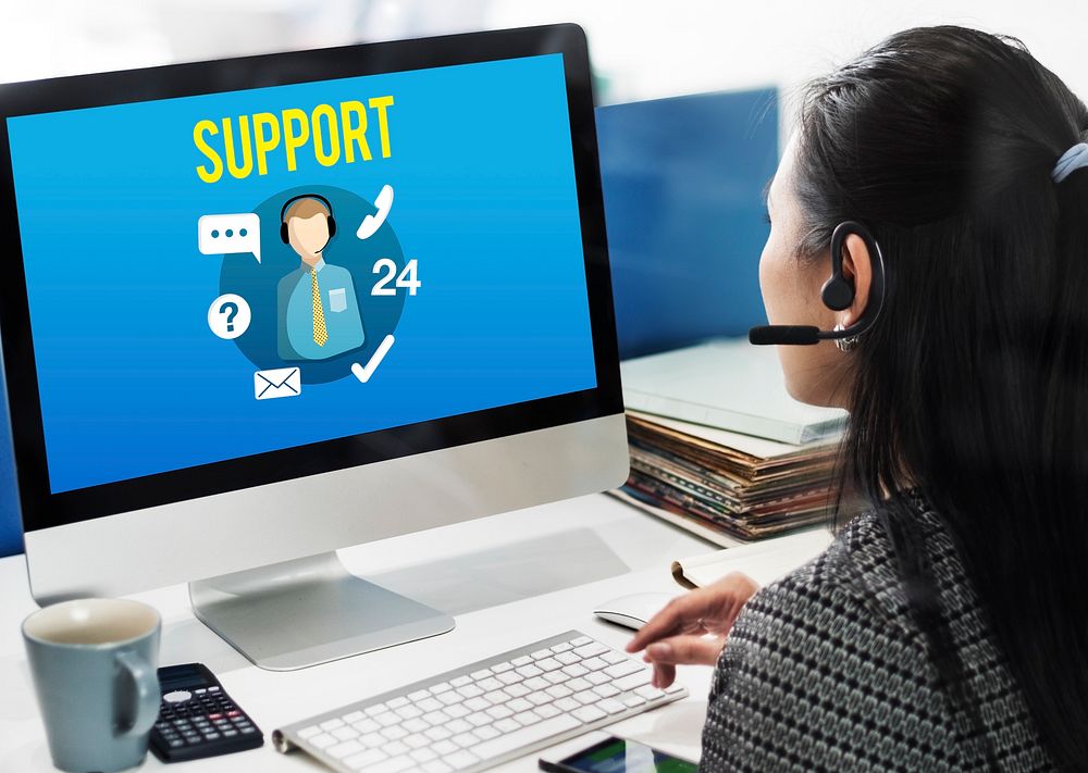 Support Helping Customer Service Advice Concept