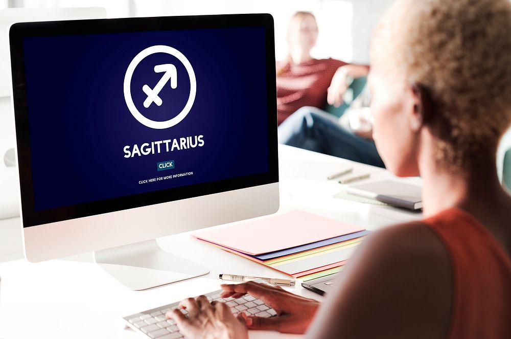 Sagittarius Zodiac Horoscope Sign Galaxy Concept