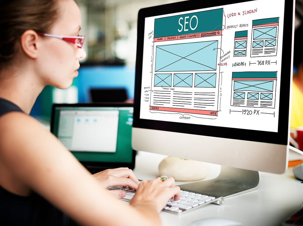 SEO Search Engine Optimization Data Digital Concept