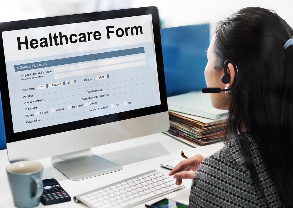 Health Insurance Healthcare Form Concept