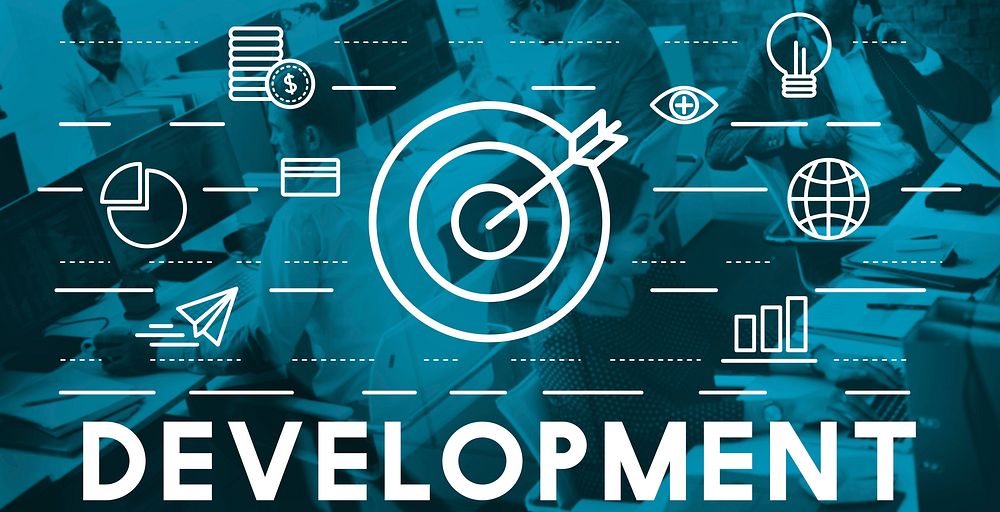 Bull's Eye Goal Mission Icon Development Concept