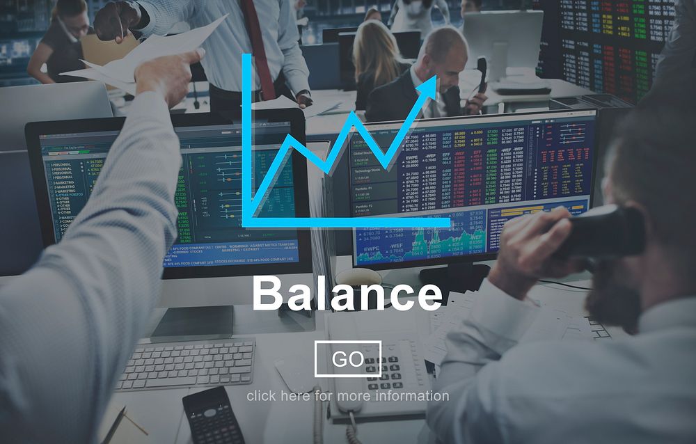 Balance Funds Financial Graph Interface Concept