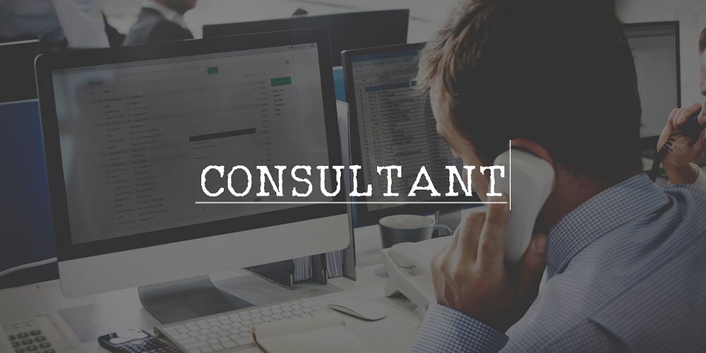 Consultant Adviser Service Information Business Concept