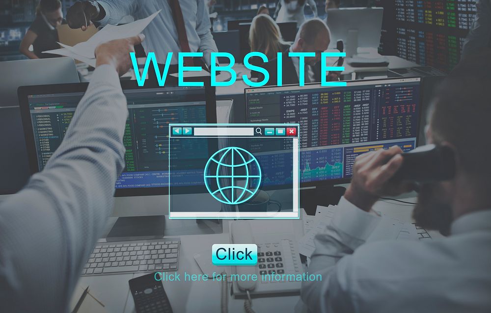 Website Browsing Internet Homepage Concept