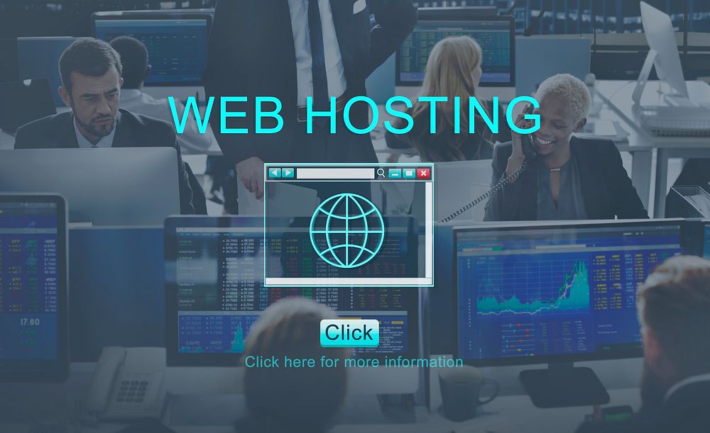Web Hosting Browsing Digital Internet Concept