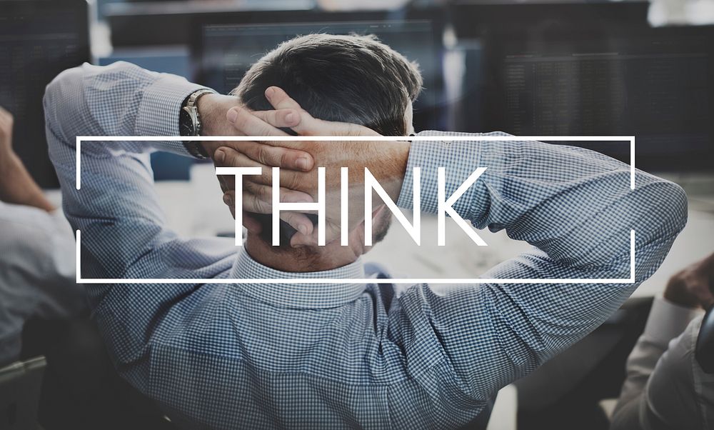 Think Thinking Visionary Attitude Inspiration Concept