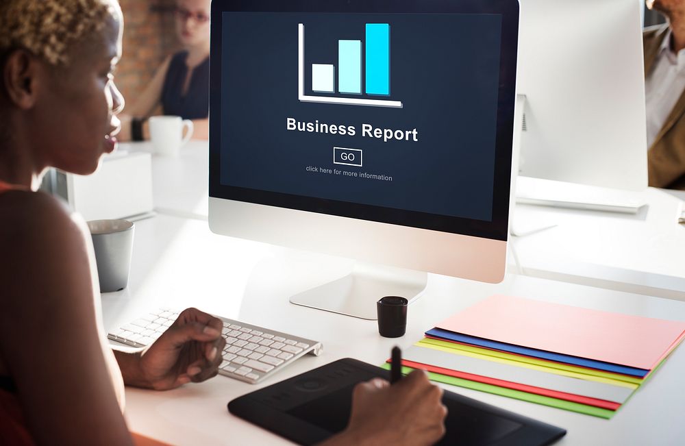 Business Report Analytics Analysis Statistics Concept