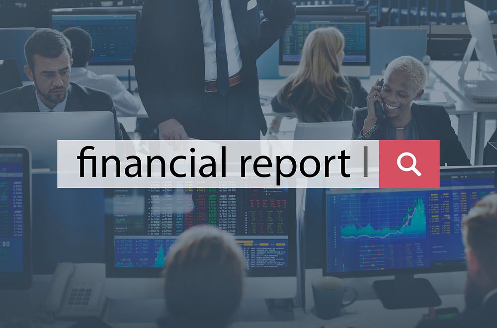 Financial Report Information Resulting Article Concept