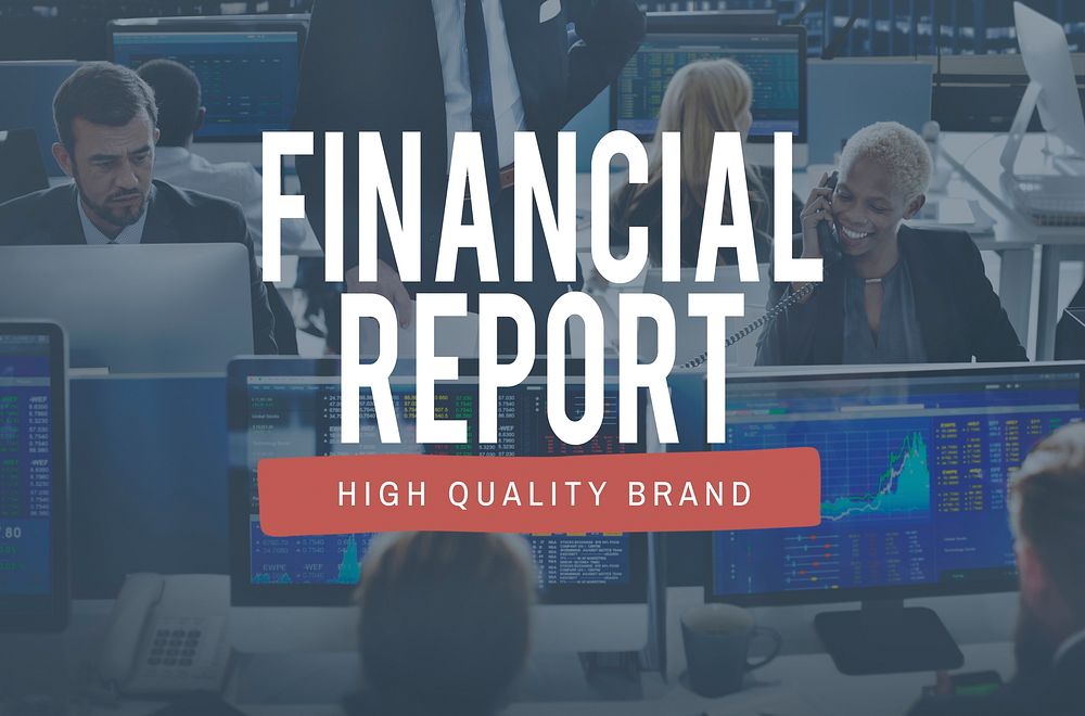 Financial Report Information Resulting Article Concept