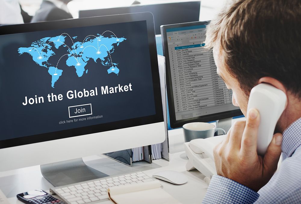 Join Global Market Campaign Commercial Digital Concept
