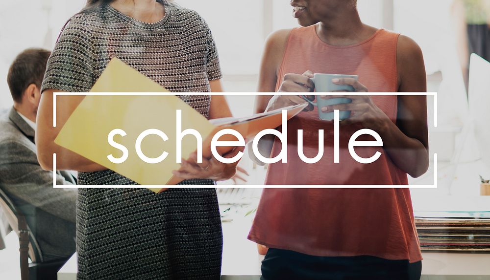 Schedule Agenda Calendar Event Management Concept