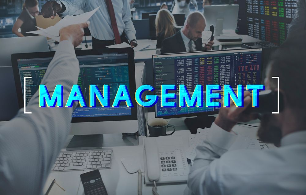 Management Business Controlling Organization Graphic Concept