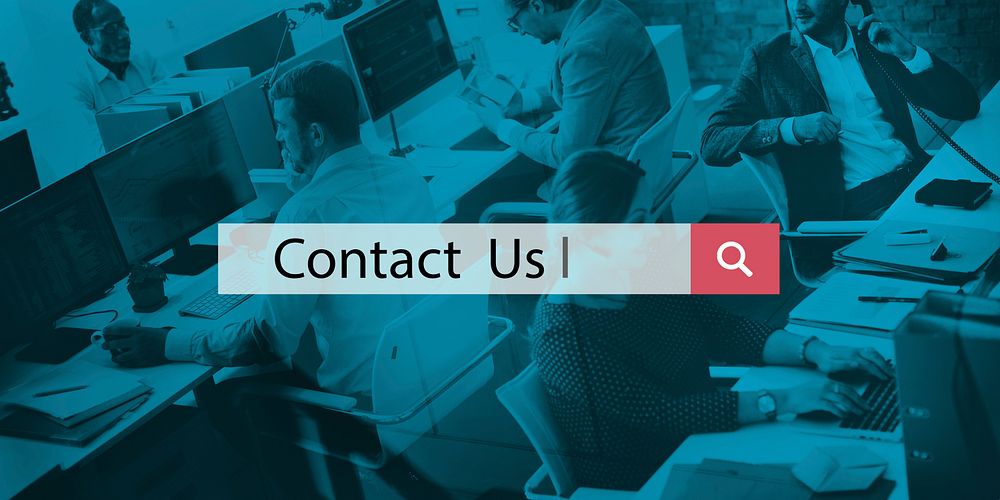 Contact Us Customer Service Support Enquiry Concept