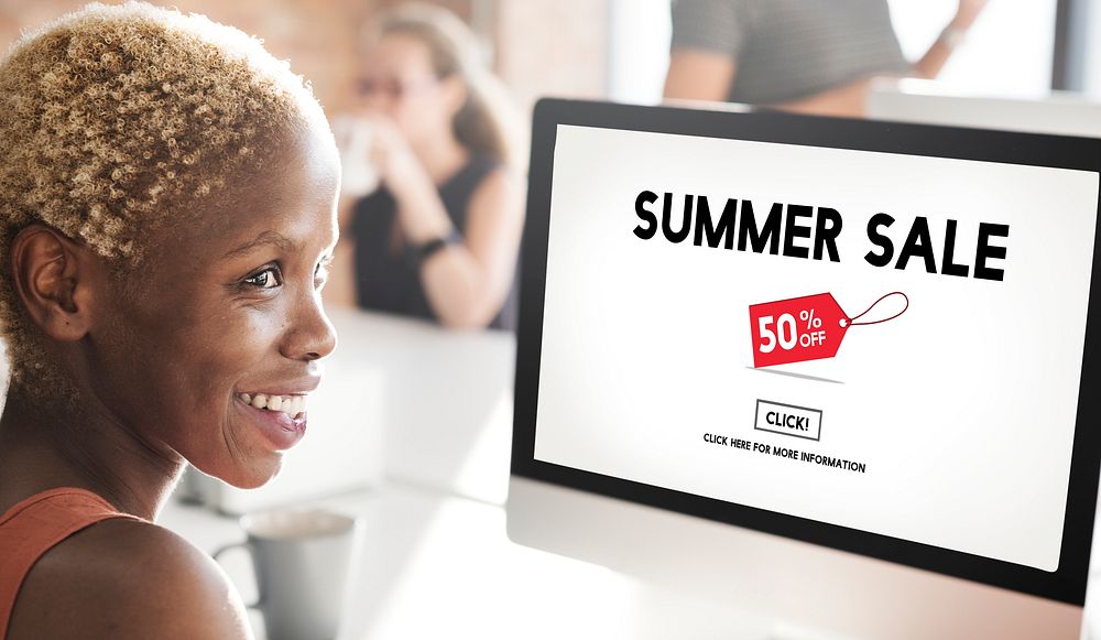 Summer Sale Advertising Discount Promotion Concept