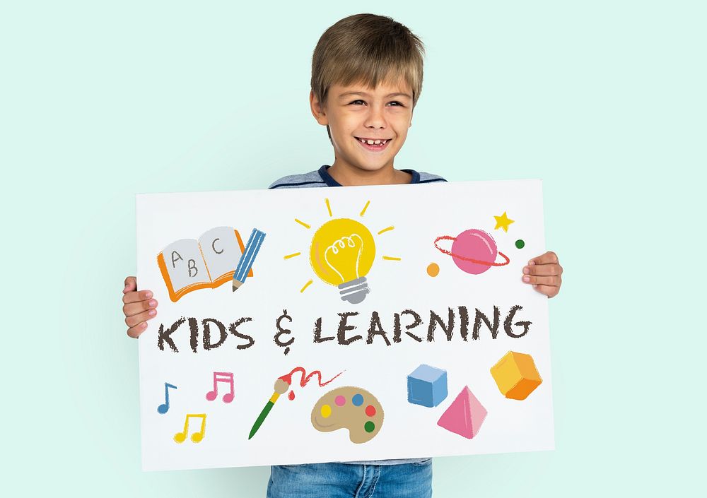 Childrean Learning Nurture Graphic Icon Symbol