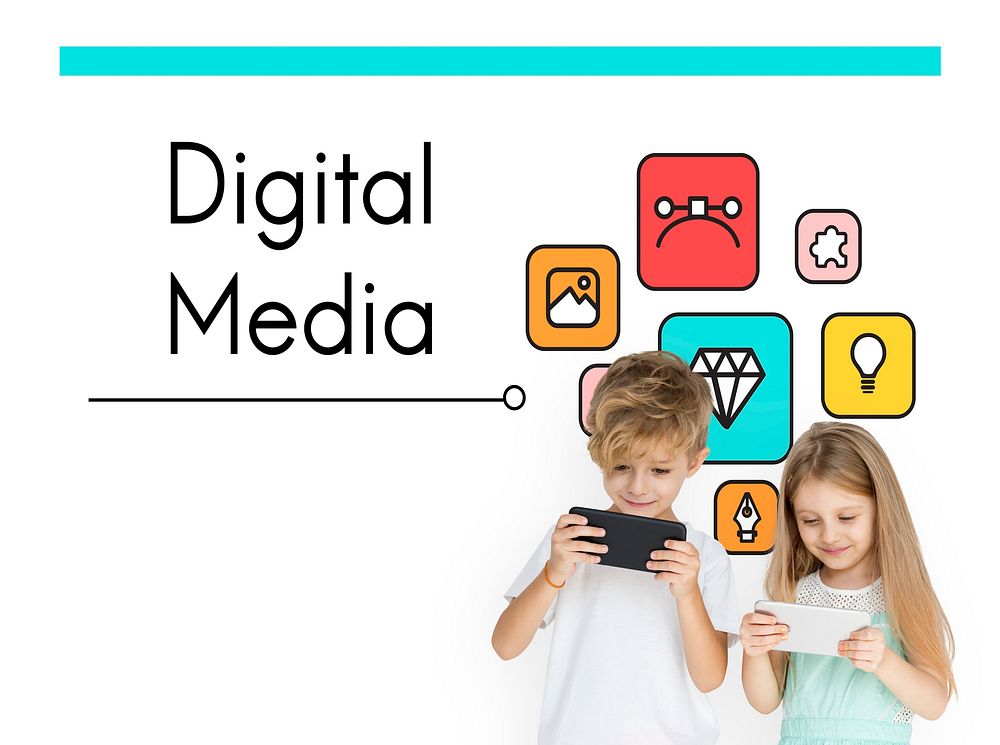 Digital Media Modern Technology Concept