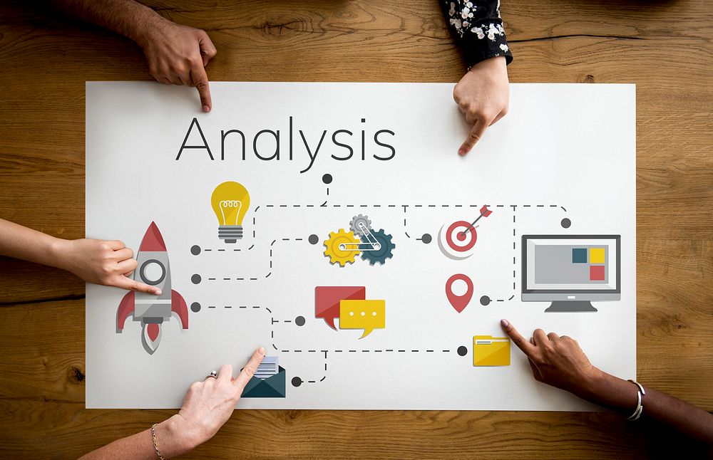 Business Venture Strategy Diagram Concept