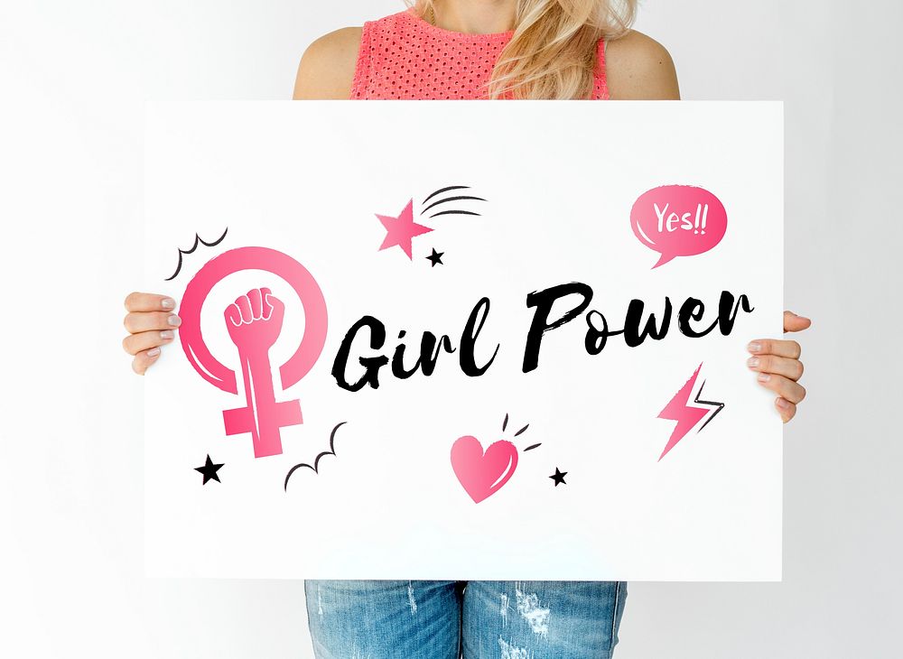 Women rights girl power equality gender