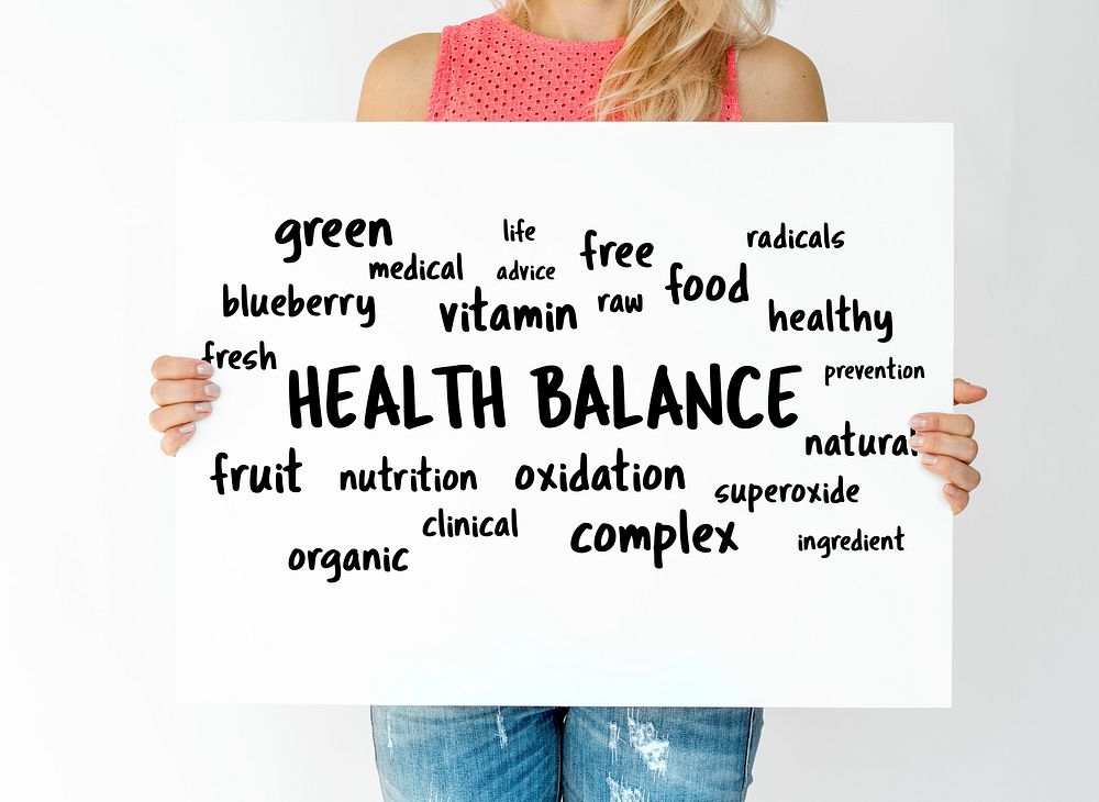 Natural food balance healthy life