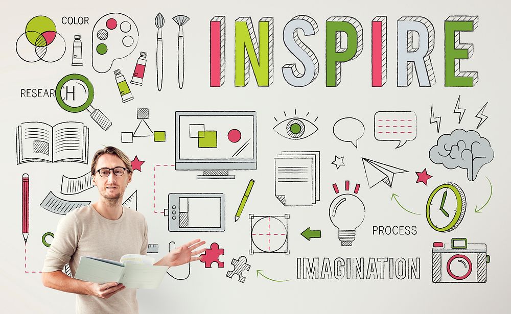 Inspire Creativity aspiration Inspiration Concept