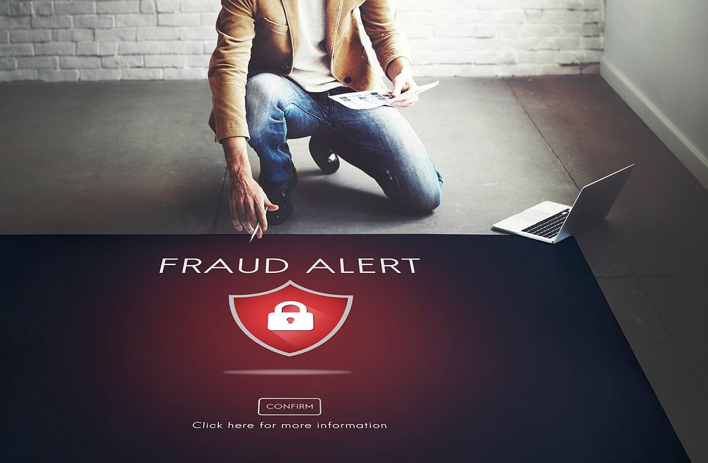 Fraud Scam Phishing Caution Deception Concept