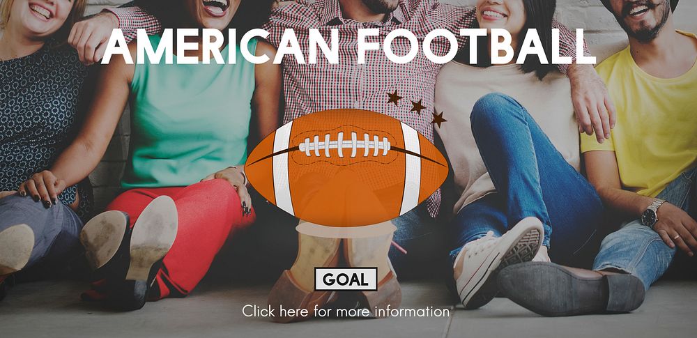 American Football Goal Game Rugby Concept