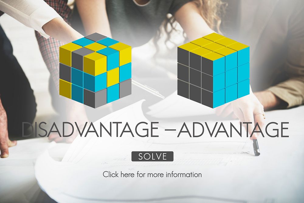 Disadvantage Advantage Comparison Decision Concept | Premium Photo ...