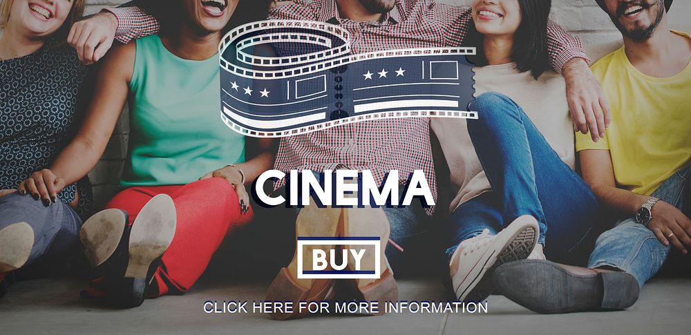 Movie Cinema Ticket Graphic Concept