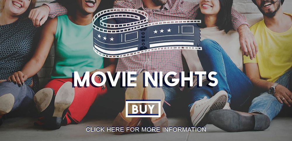 Movie Tickets Nights Audience Cinema Theater Concept