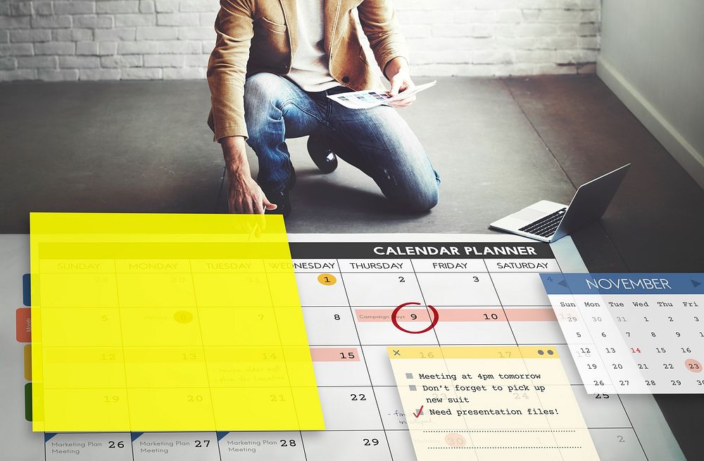 Calendar Planner Planning Organixer Note Concept