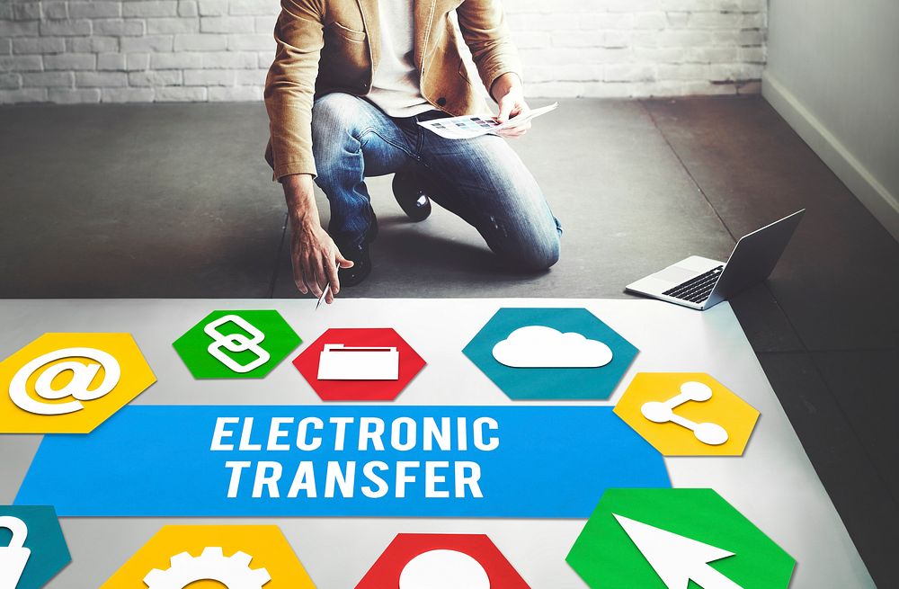 Electronic Transfer Banking Payment Online Concept