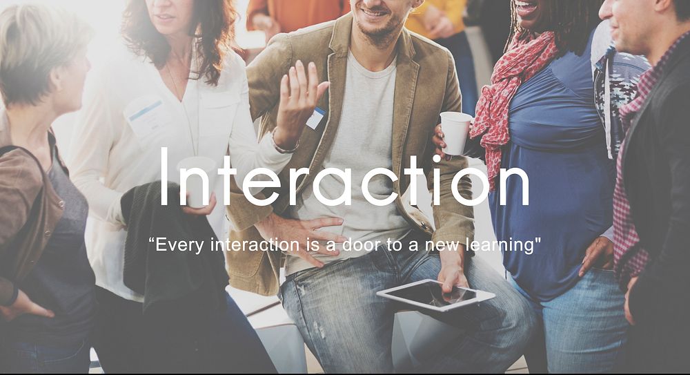 Interaction Communicating Colleagues Connection Concept