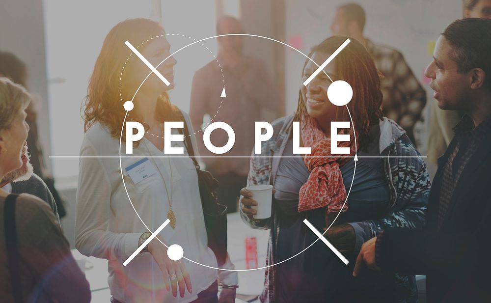 People Population Company Coperation Person Concept