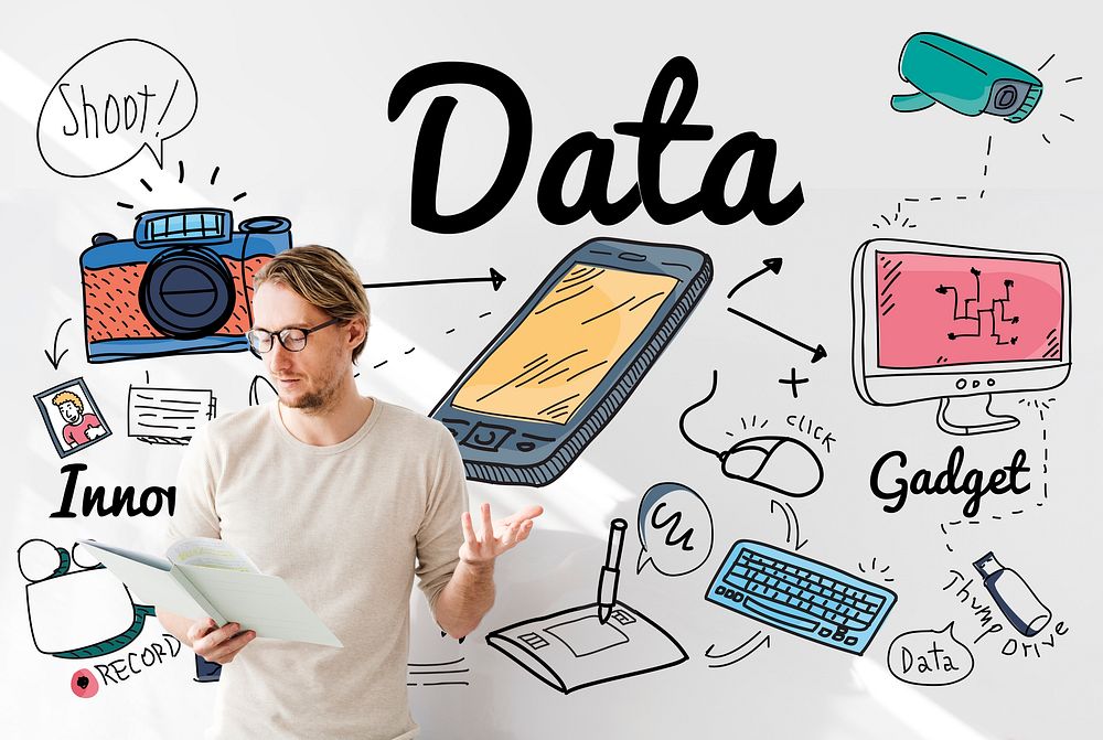 Data Information Statistics Technology Analysis Concept