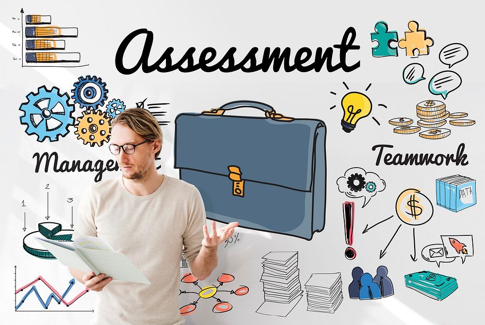 Assessment Evaluation Review Examination Concept