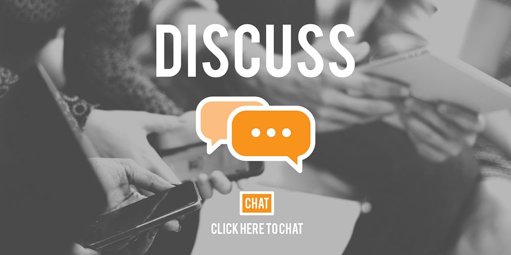 Discuss Arguement Debate Talking Negotation Discussion Concept