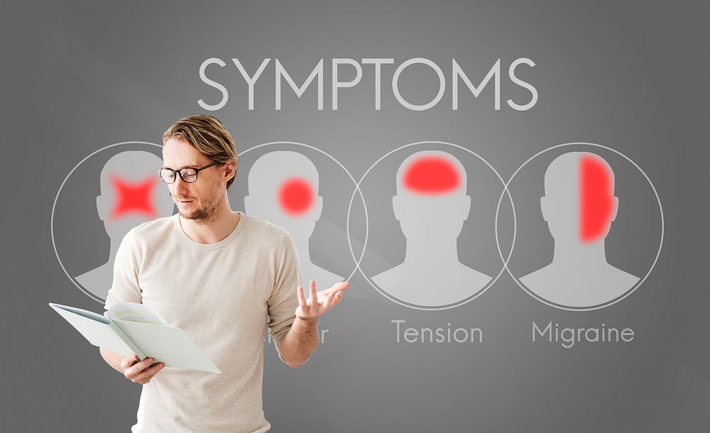 Symptoms Illness Sickness Healthcare Headache Concept