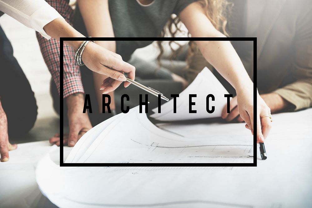 Architect Creative Occupation Engineer Professional Concept