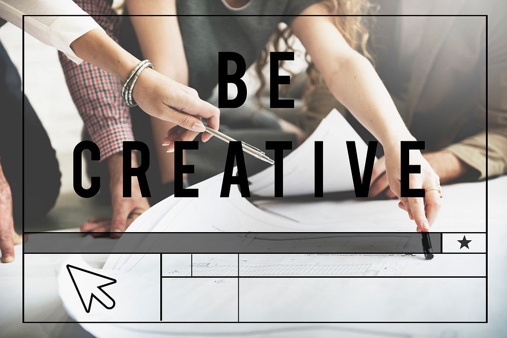 Be Creative Design Innovation Inspiration Concept