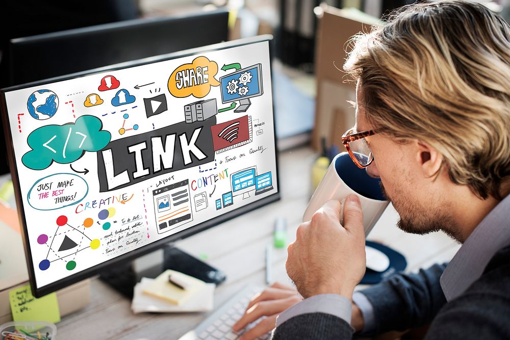 Link Share Website Address Internet Network Concept