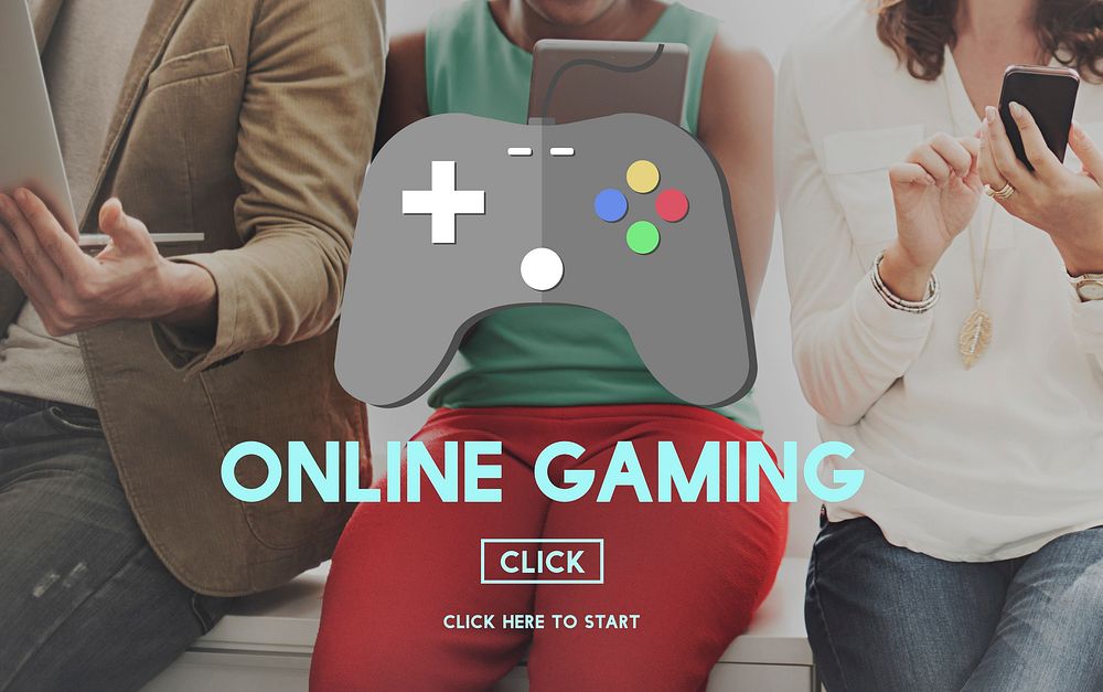 Online Gaming Playing Hobby Internet Strategy Concept