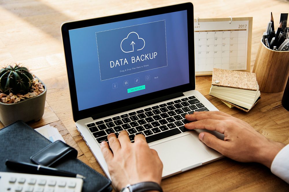 Cloud Network Data Backup Concept