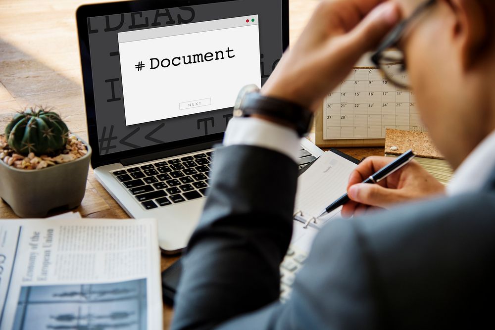 Document Legal Paper Forms Contract Window Popup
