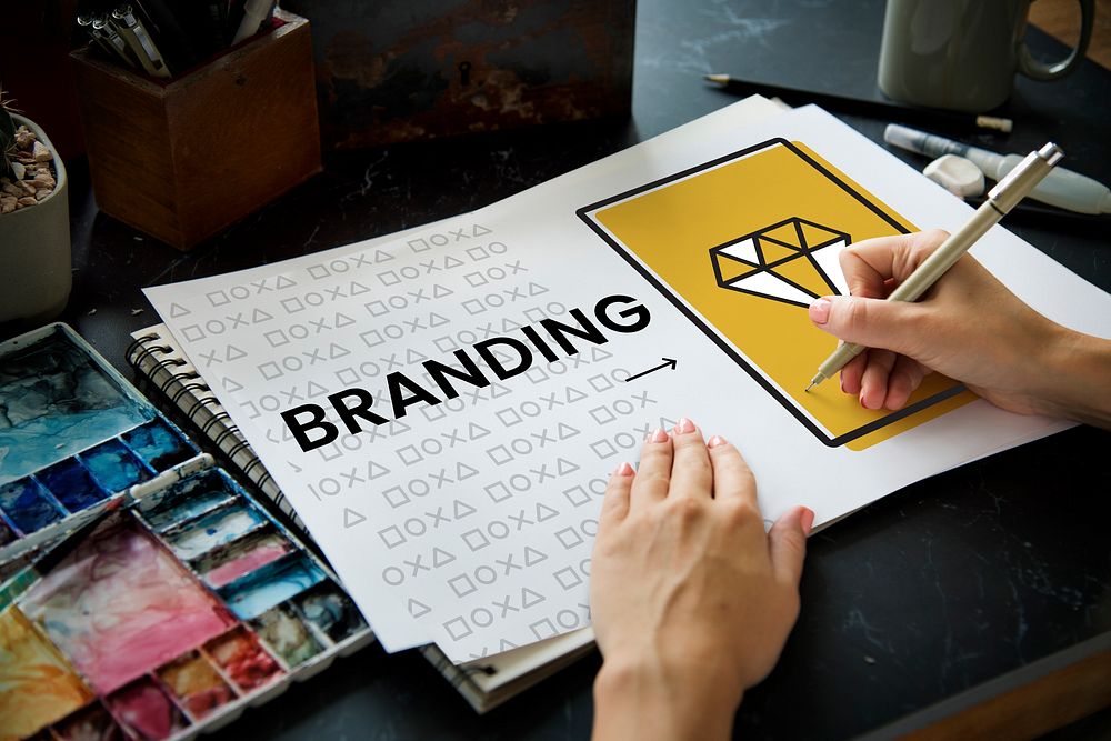 Illustration of product branding marketing plan