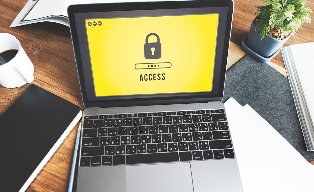 Lock Icon Password Protected Graphic Concept