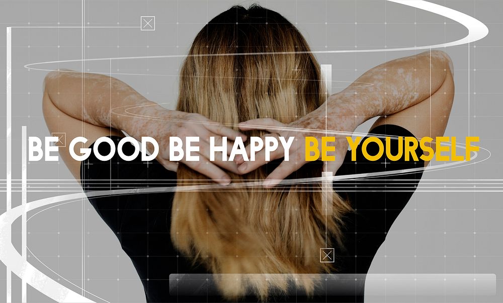 Be good happy yourself motivation optimistic