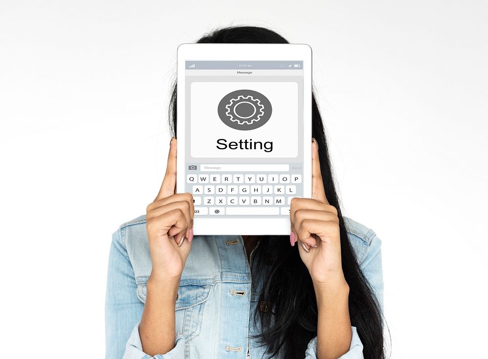 Settings Setup Application Icon Keyboard Website Layout Graphic